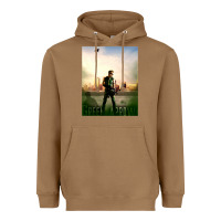 Toasted Coconut green arrow Heavyweight Hoodie - lanVoArt
