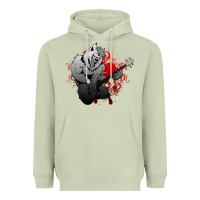 Matcha Guitar Player Gift Guitarist Guitar Heavyweight Hoodie - lanVoArt