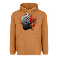 Meerkat Guitar Player Gift Guitarist Guitar Heavyweight Hoodie - lanVoArt