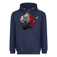 Navy Guitar Player Gift Guitarist Guitar Heavyweight Hoodie - lanVoArt