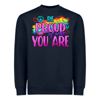 Navy Be Proud Of Who You Are Heavyweight Sweatshirt - BundleAndBundleShop