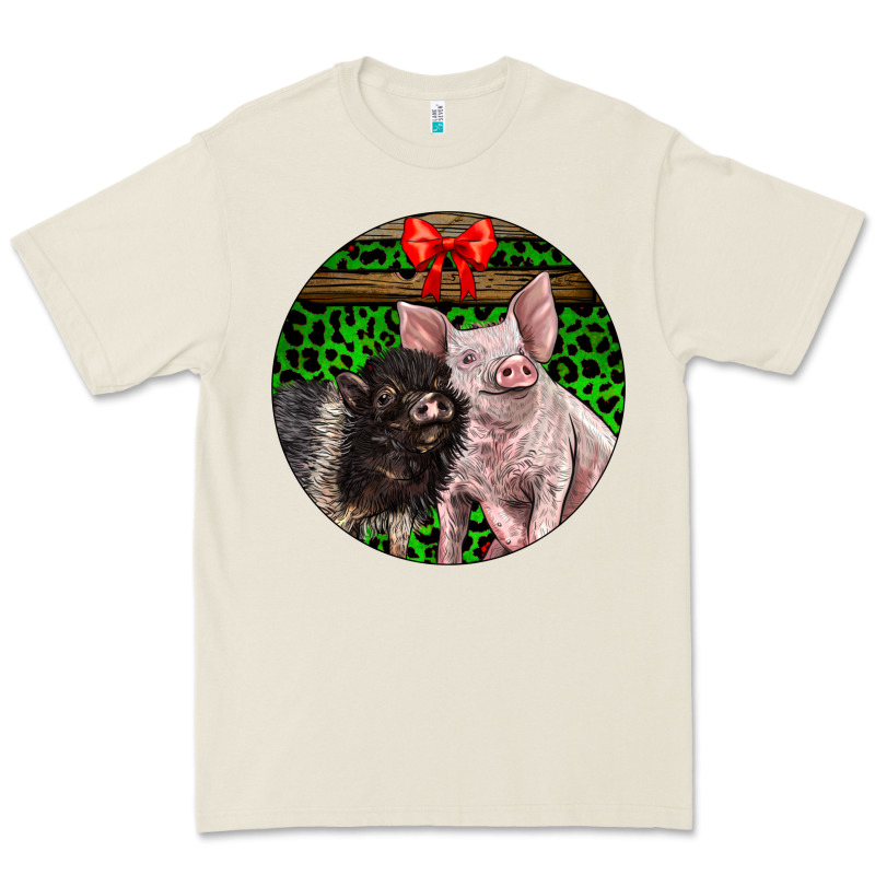 Christmas Pig Premium Tee by LillyAllenDesigns | Teevron