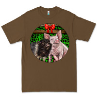 Cacao christmas pig Premium Tee - LillyAllenDesigns