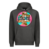 Charcoal Heather teacher vibe earrings Premium Hoodie - BundleAndBundleShop
