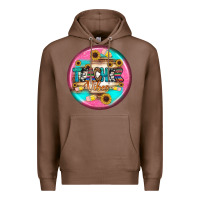 Chestnut teacher vibe earrings Premium Hoodie - BundleAndBundleShop