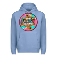 Colony Blue teacher vibe earrings Premium Hoodie - BundleAndBundleShop