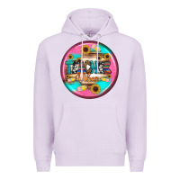 Lilac teacher vibe earrings Premium Hoodie - BundleAndBundleShop