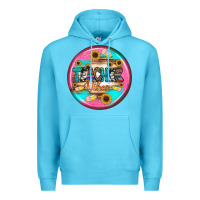 Ocean Blue teacher vibe earrings Premium Hoodie - BundleAndBundleShop