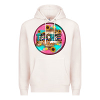 Pale Pink teacher vibe earrings Premium Hoodie - BundleAndBundleShop