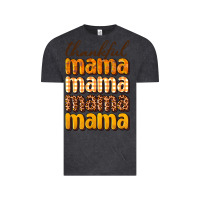 Vintage Black Thankful mama Vintage Tee - NancyCooperArtShop