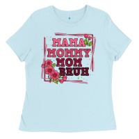 Baby Blue mama mommy mom bruh Ladies Tee - Artiststas