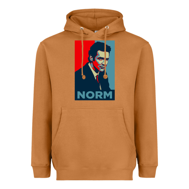 Norm Macdonald Political Poster Heavyweight Hoodie by lanVoArt | Teevron