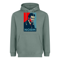 Sage norm macdonald political poster Heavyweight Hoodie - lanVoArt
