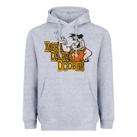 Heather Grey yabba dabba doobie! Heavyweight Hoodie - lanVoArt