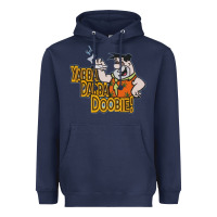 Navy yabba dabba doobie! Heavyweight Hoodie - lanVoArt