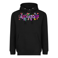 Black Valentine Laboratory Heavyweight Hoodie - CowhideDigitalArt