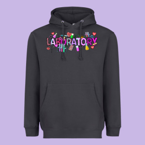 Valentine Laboratory Heavyweight Hoodie Designed By Cowhidedigitalart