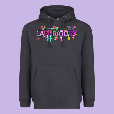 Valentine Laboratory Heavyweight Hoodie Designed By Cowhidedigitalart