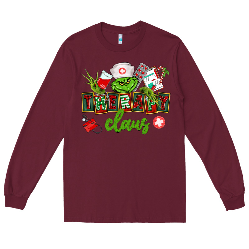 Therapy Claus Long Sleeve Tee by CowGirlArtShop | Teevron