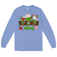 Colony Blue therapy claus Long Sleeve Tee - CowGirlArtShop