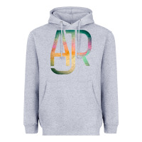 Heather Grey ajr Heavyweight Hoodie - lanVoArt