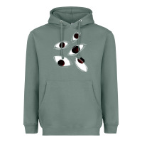 Sage weirdcore staring Heavyweight Hoodie - lanVoArt