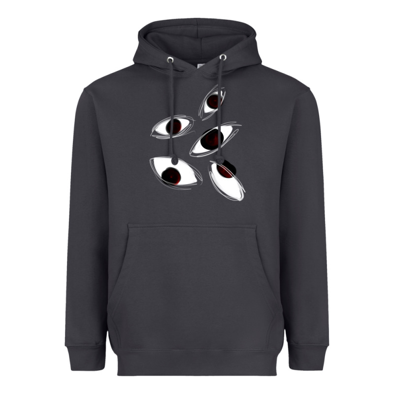 Weirdcore Staring Heavyweight Hoodie by lanVoArt | Teevron