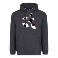 Smoke weirdcore staring Heavyweight Hoodie - lanVoArt