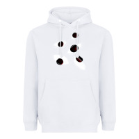 White weirdcore staring Heavyweight Hoodie - lanVoArt