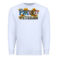 White proud veteran boots and hats Premium Sweatshirt - Artiststas