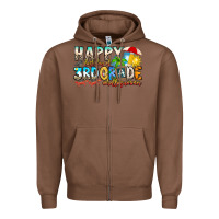 Chestnut name farewell 3rd grade  hello summer Zipper Hoodie - CowhideDigitalArt