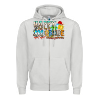 Dove Grey name farewell 3rd grade  hello summer Zipper Hoodie - CowhideDigitalArt