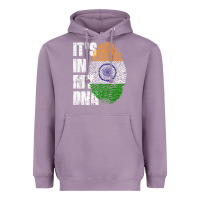 Lavender IT'S IN MY DNA India Flag Indian Heavyweight Hoodie - lanVoArt