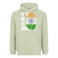 Matcha IT'S IN MY DNA India Flag Indian Heavyweight Hoodie - lanVoArt