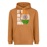 Meerkat IT'S IN MY DNA India Flag Indian Heavyweight Hoodie - lanVoArt