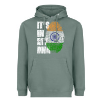 Sage IT'S IN MY DNA India Flag Indian Heavyweight Hoodie - lanVoArt