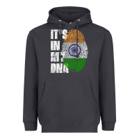 Smoke IT'S IN MY DNA India Flag Indian Heavyweight Hoodie - lanVoArt