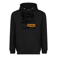 Black old dominion one man Heavyweight Hoodie - lanVoArt