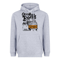 Heather Grey old dominion one man Heavyweight Hoodie - lanVoArt