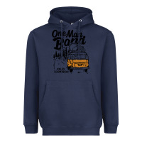 Navy old dominion one man Heavyweight Hoodie - lanVoArt