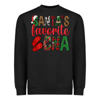 Black Santa's Favorite Cna Heavyweight Sweatshirt - BundleAndBundleShop