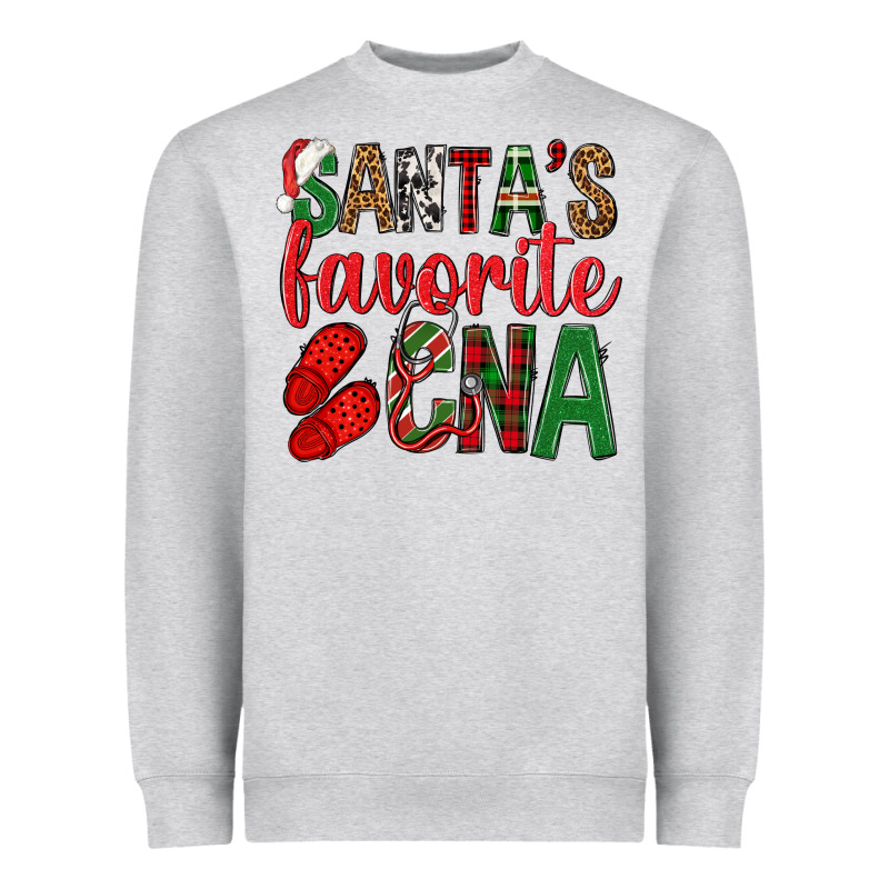 Santa's Favorite Cna Heavyweight Sweatshirt by BundleAndBundleShop | Teevron