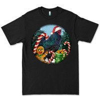 Black jersey giant rooster christmas Premium Tee - LillyAllenDesigns