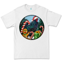 White jersey giant rooster christmas Premium Tee - LillyAllenDesigns