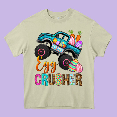Egg Crusher Heavy Core Tee Designed By Bundleandbundleshop
