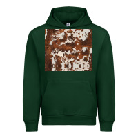Forest Green brown cowhide Urban Hoodie - BarkalooDesign