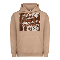 Pigment Burro brown cowhide Urban Hoodie - BarkalooDesign