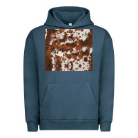 Pigment Midnight Navy brown cowhide Urban Hoodie - BarkalooDesign