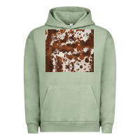 Pigment Oil Green brown cowhide Urban Hoodie - BarkalooDesign