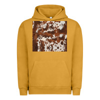 Pigment Peanut Butter brown cowhide Urban Hoodie - BarkalooDesign